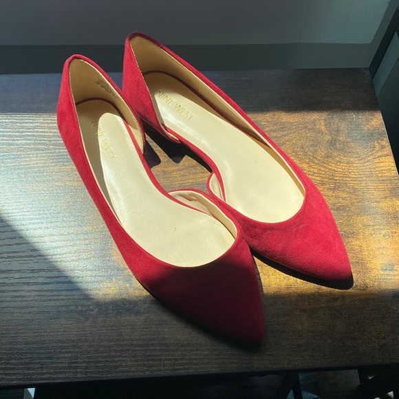 Nine West Shoes - Red Nine West Flat